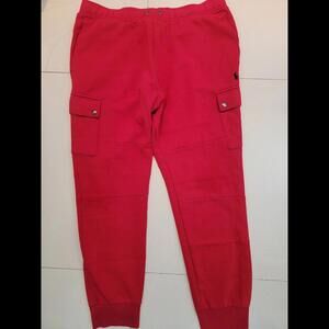 Polo Ralph Double Knit Fleece Cargo Jogger Sweat Pants